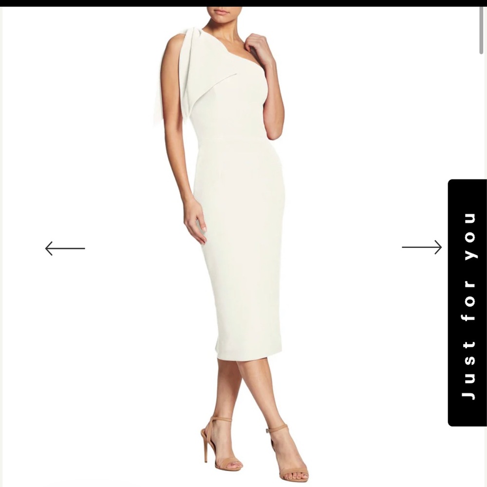Dress the Population Tiffany Dress in White